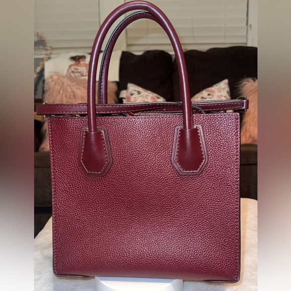 Michael Kors The Mercer Crossbody Bag Pebbled Leather New Without Tags - Picture 2 of 14